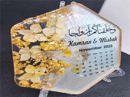 Wedding Calendar Plaque