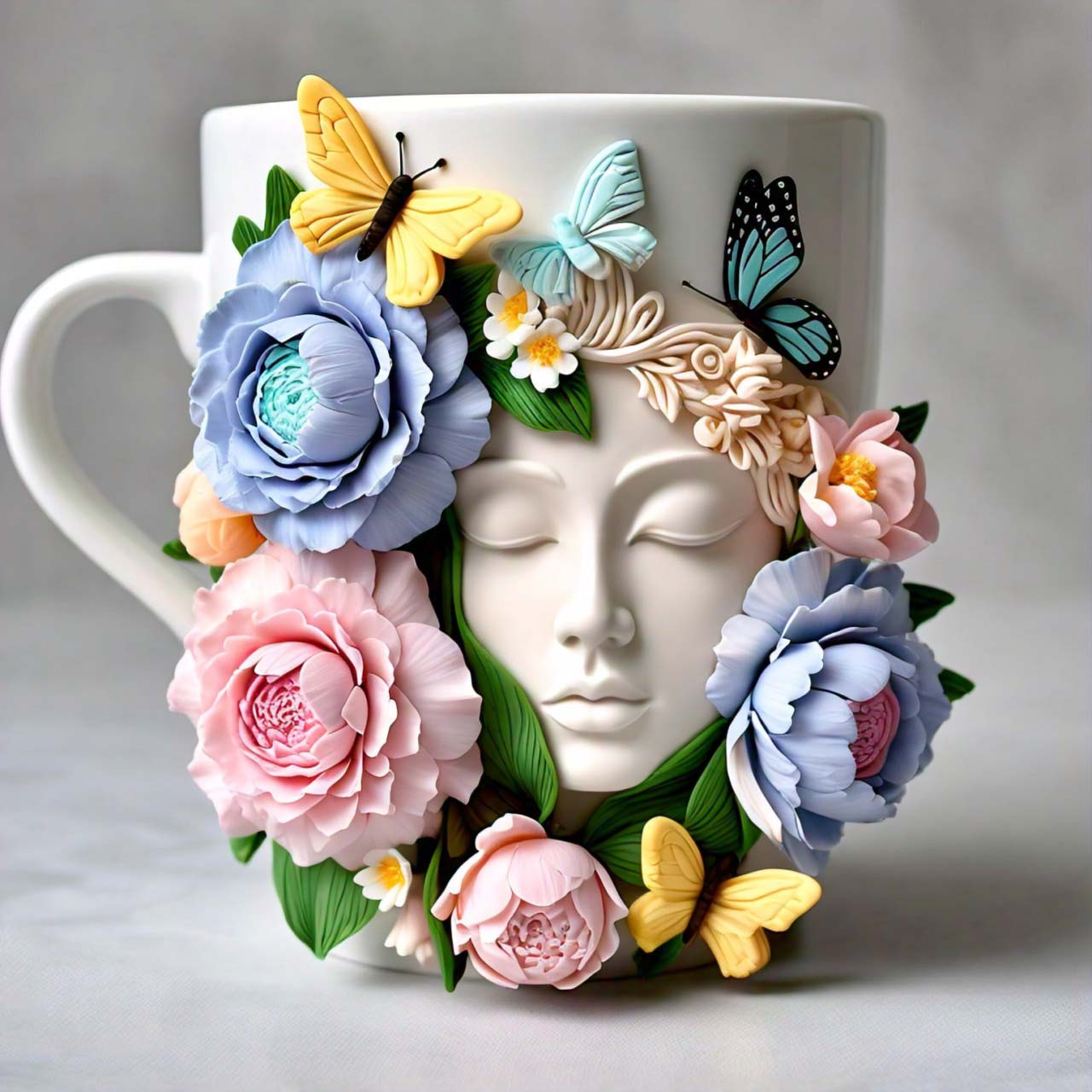 Face Sculpture Girl 2